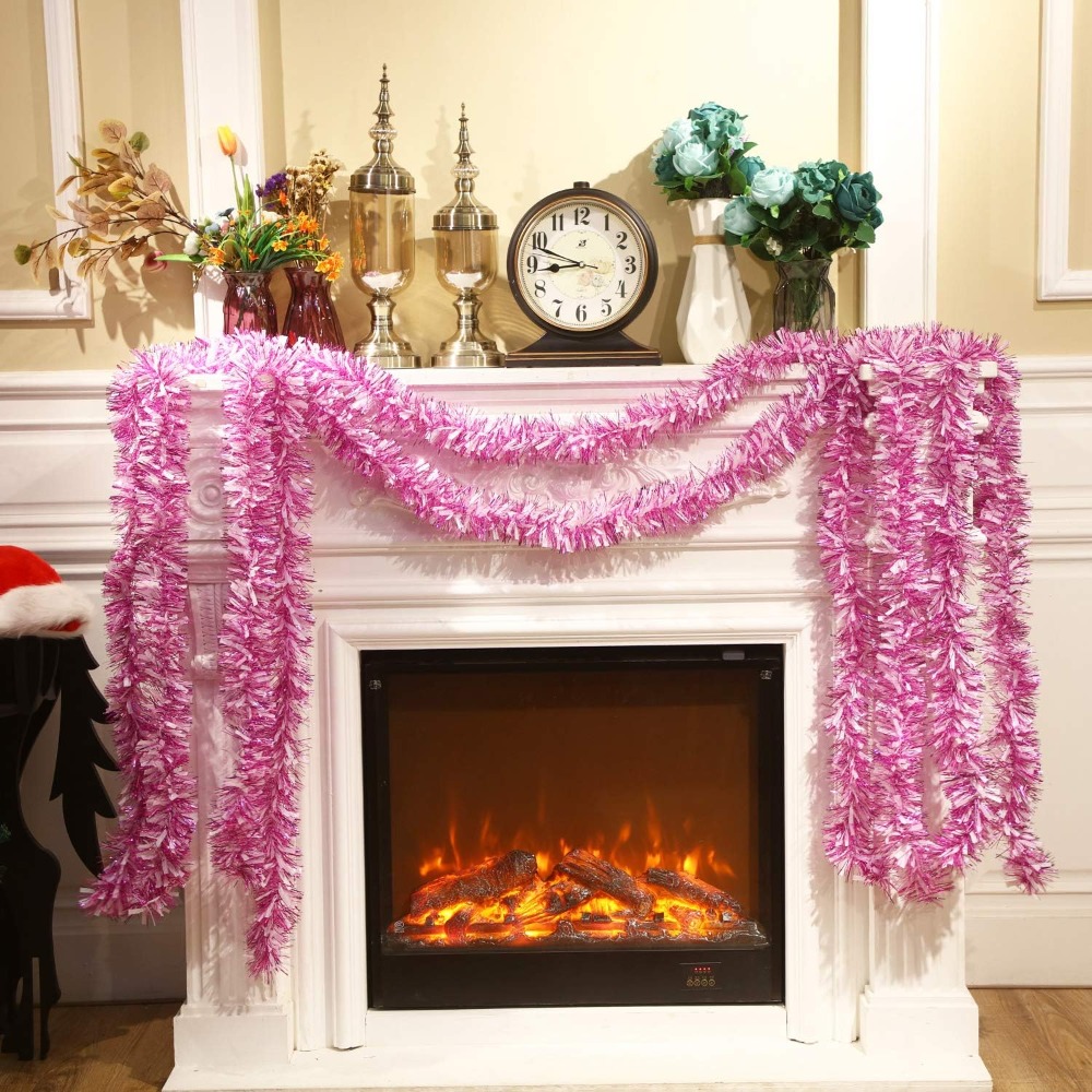 6 Pieces Valentine's Day Tinse - Tinsel Garland Decoration review and price