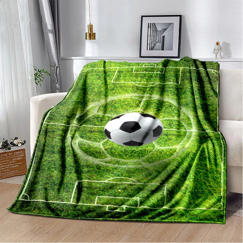 Soccer Ball Field Football Goa - Christmas Throw Blanket review and price