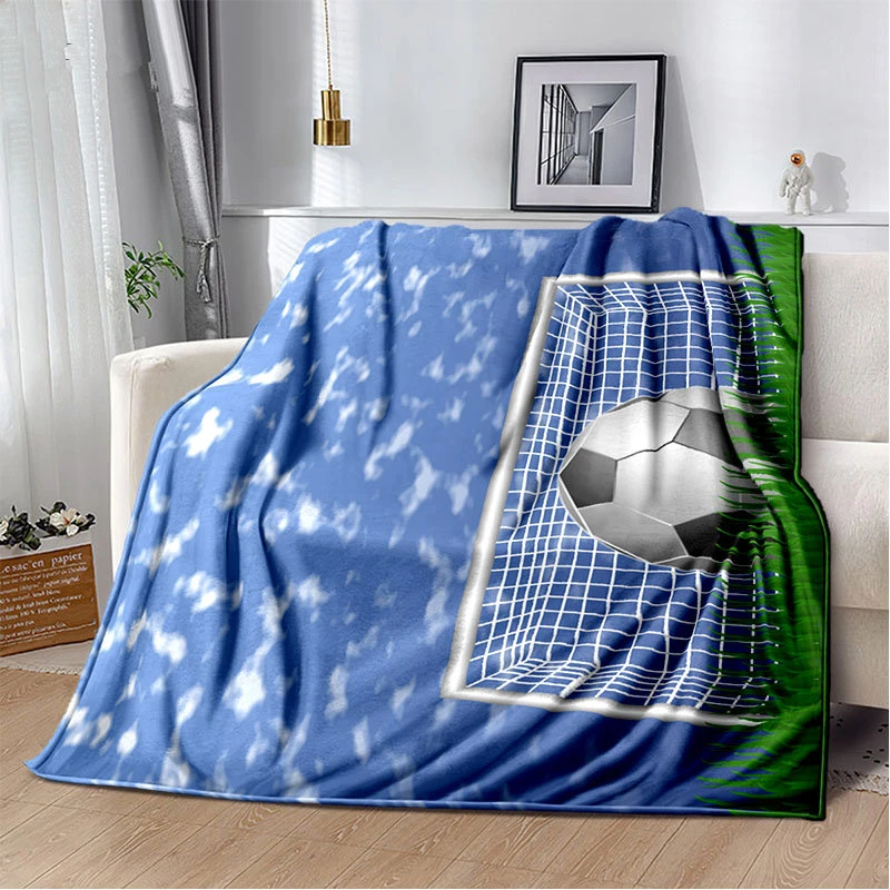 Soccer Ball Field Football Goa - Christmas Throw Blanket review and price