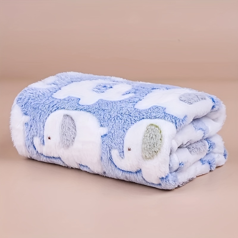 Soft and Cozy Cartoon Elephant - Christmas Throw Blanket review and price