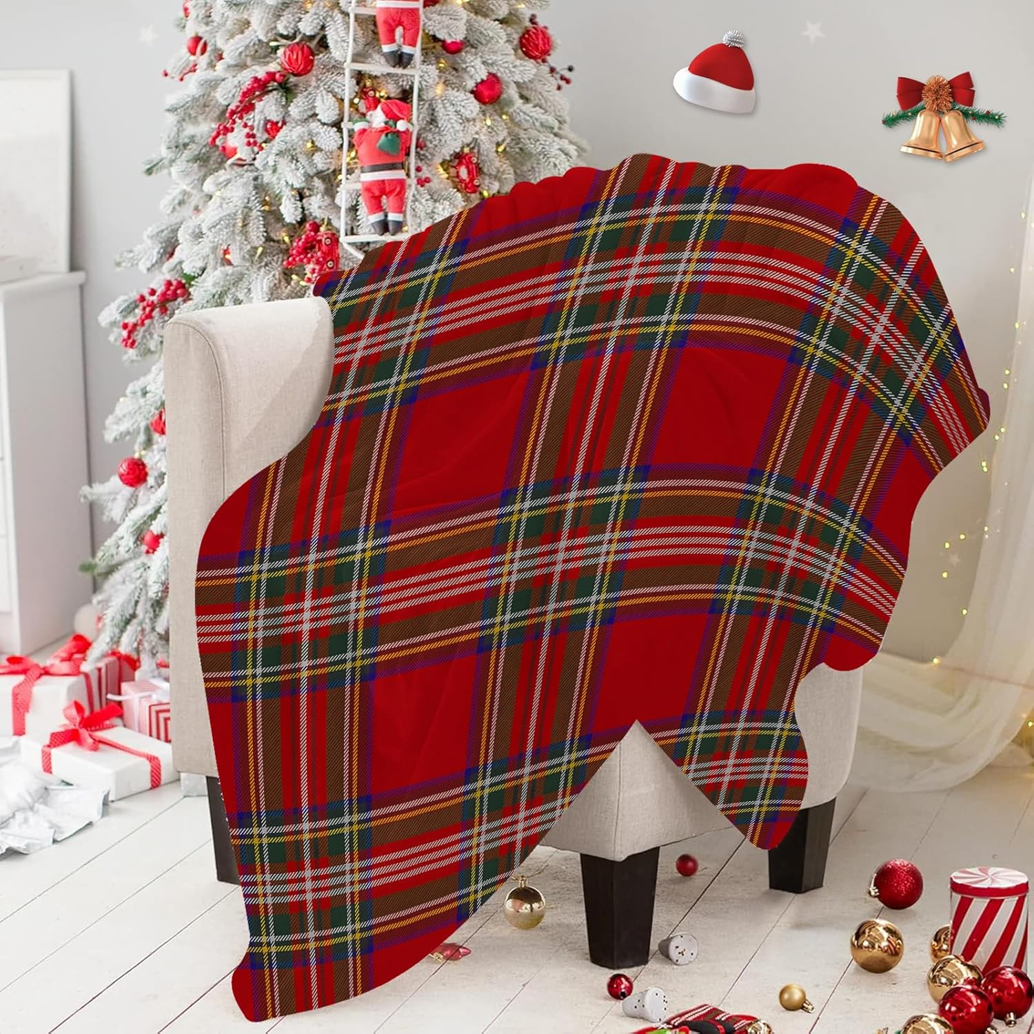 Christmas Plaid Throw Blankets - Christmas Throw Blanket review and price