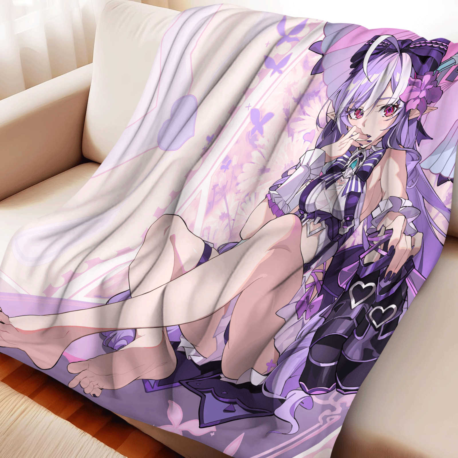 Cartoon Zenless Zone Zero  Fla - Christmas Throw Blanket review and price