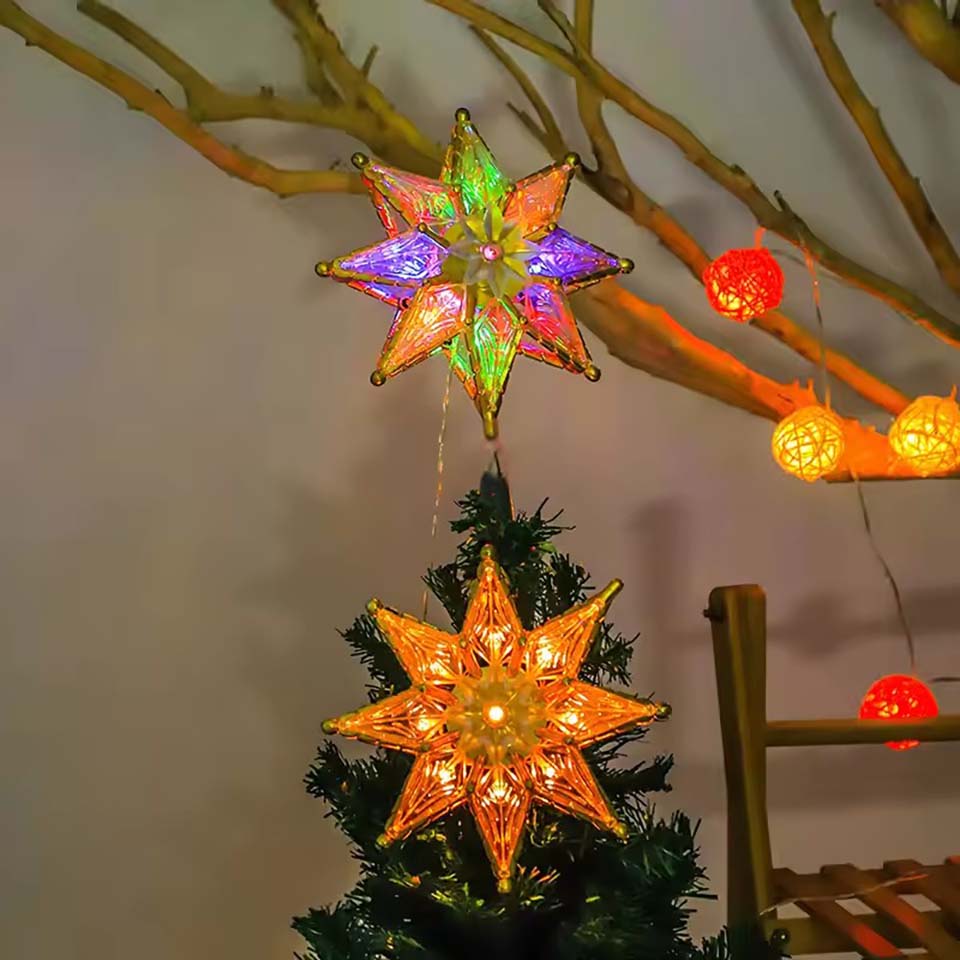 Lighted Star Trees Topper Chri - Star Tree Topper review and price