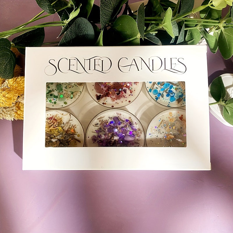 Set of 6 Scented Candles Fragr - Holiday Candle Set review and price