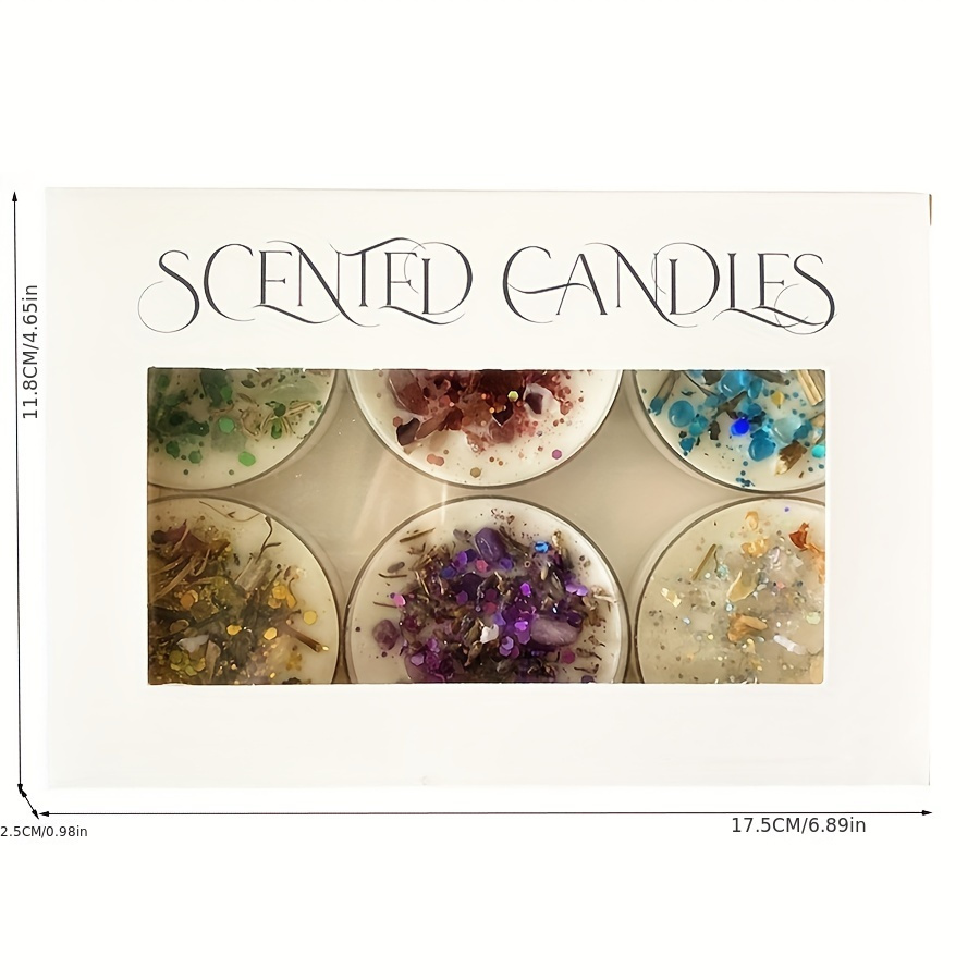 Set of 6 Scented Candles Fragr - Holiday Candle Set review and price