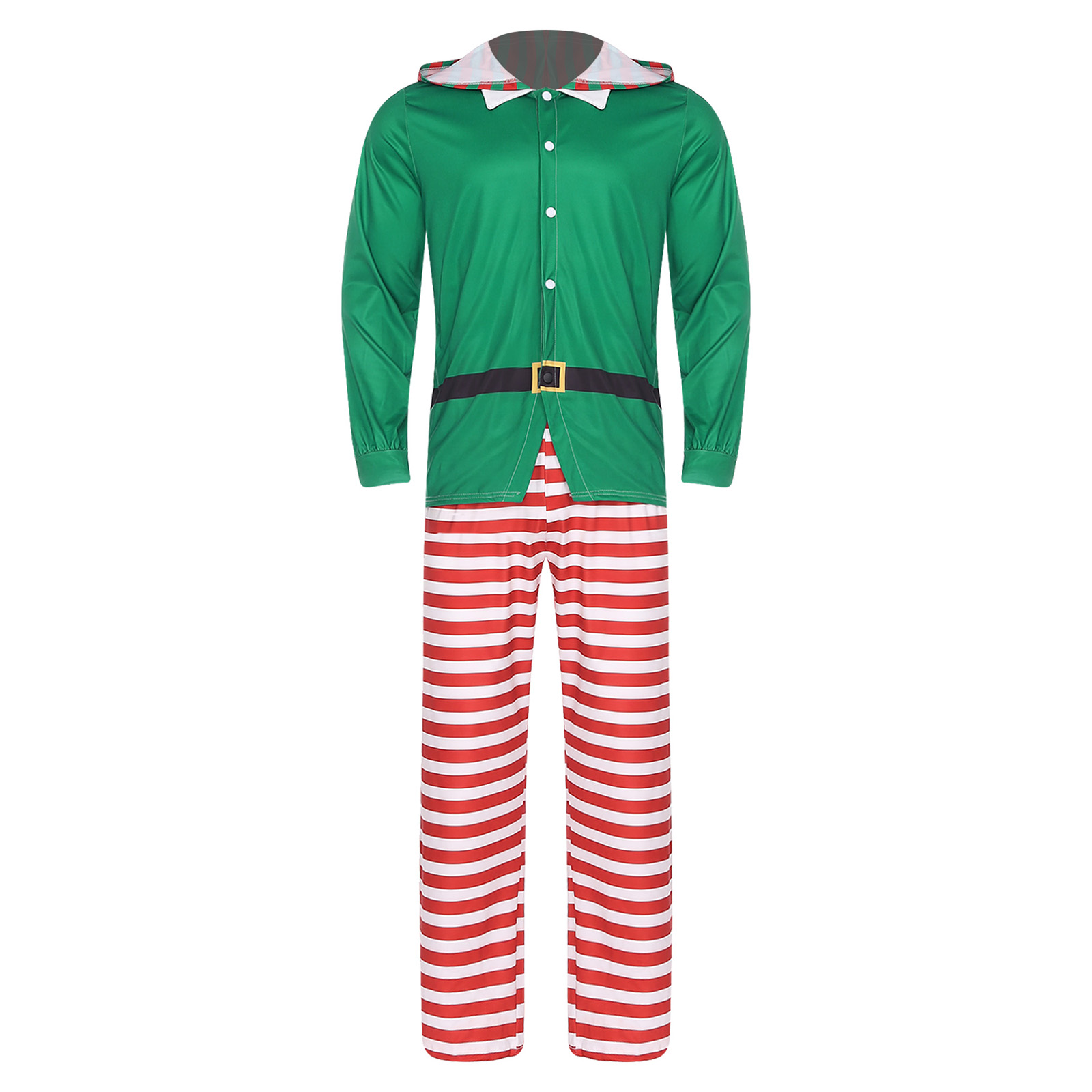 Mens Christmas Elf Pajamas Par - Elf Costume Christmas review and price