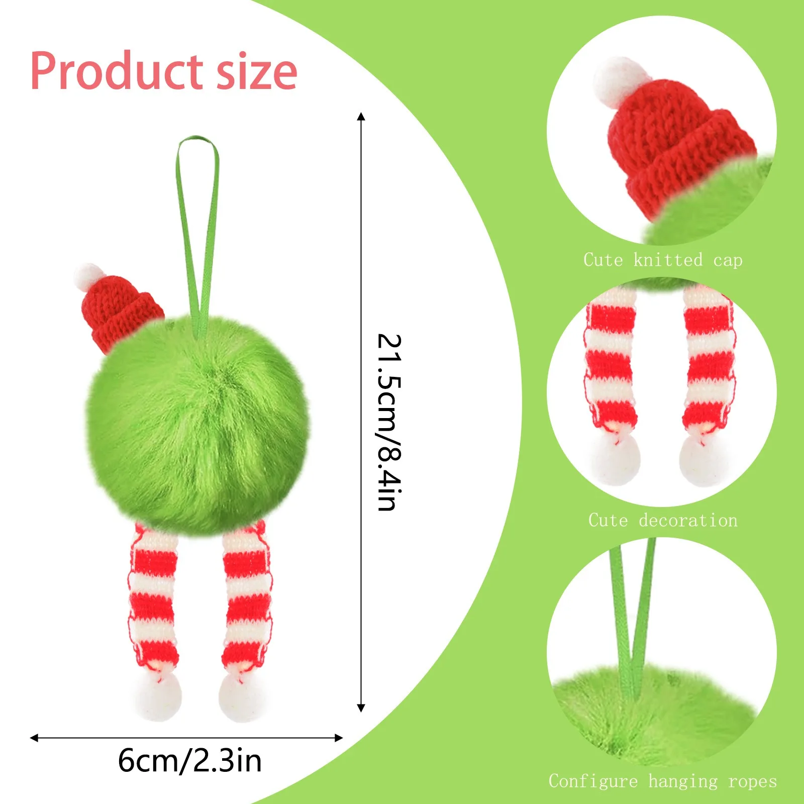 Christmas Green Long Plush Bal - Santa Hat Plush review and price