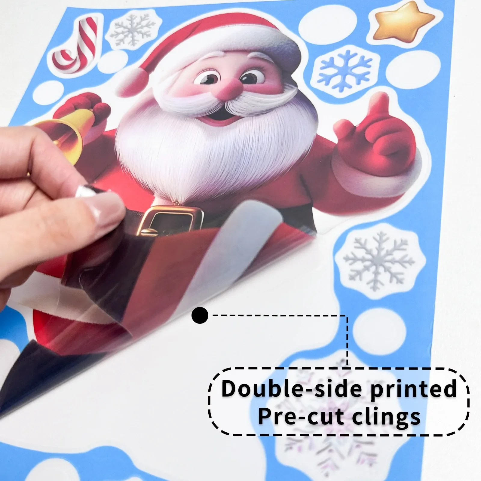 Christmas Window Stickers Ging - Snowflake Window Decal review and price