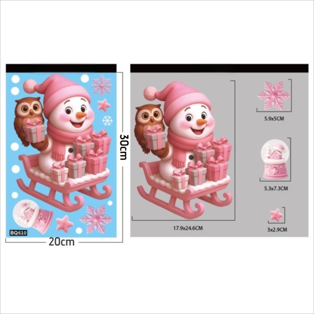 Removable PVC Window Stickers  - Snowflake Window Decal review and price