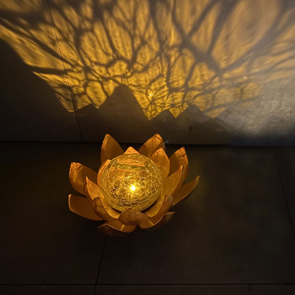 Lotus Shaped Garden Solar Ligh - Christmas Lights Outdoor review and price