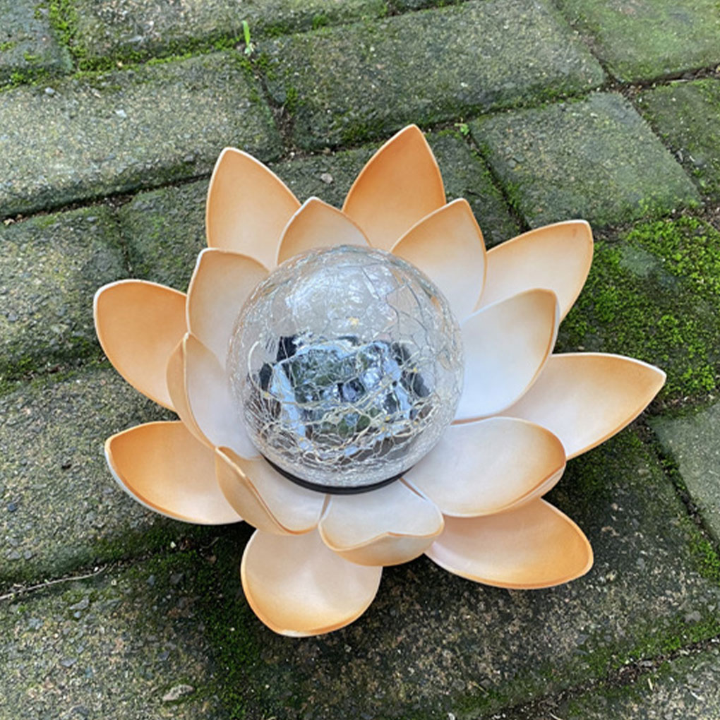Lotus Shaped Garden Solar Ligh - Christmas Lights Outdoor review and price