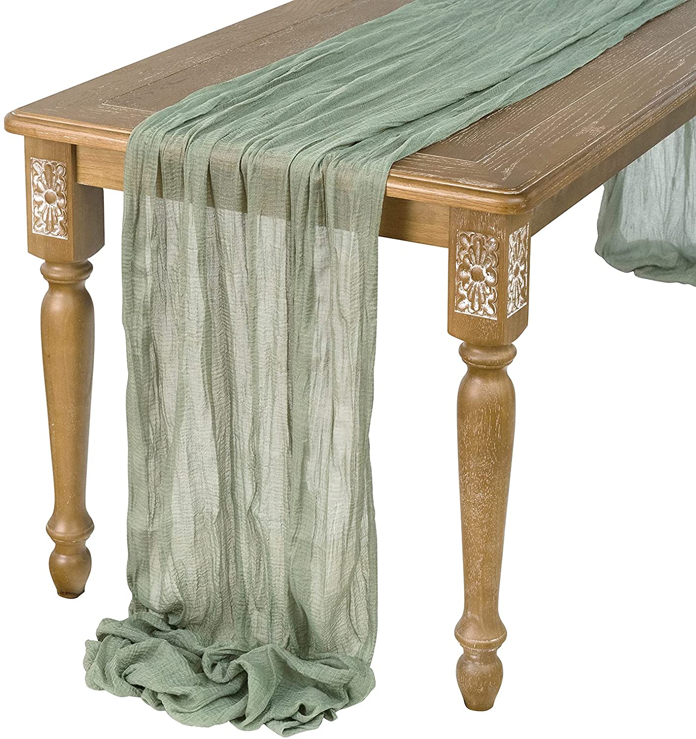 Semi-Sheer Gauze Wedding Party - Christmas Table Runner review and price