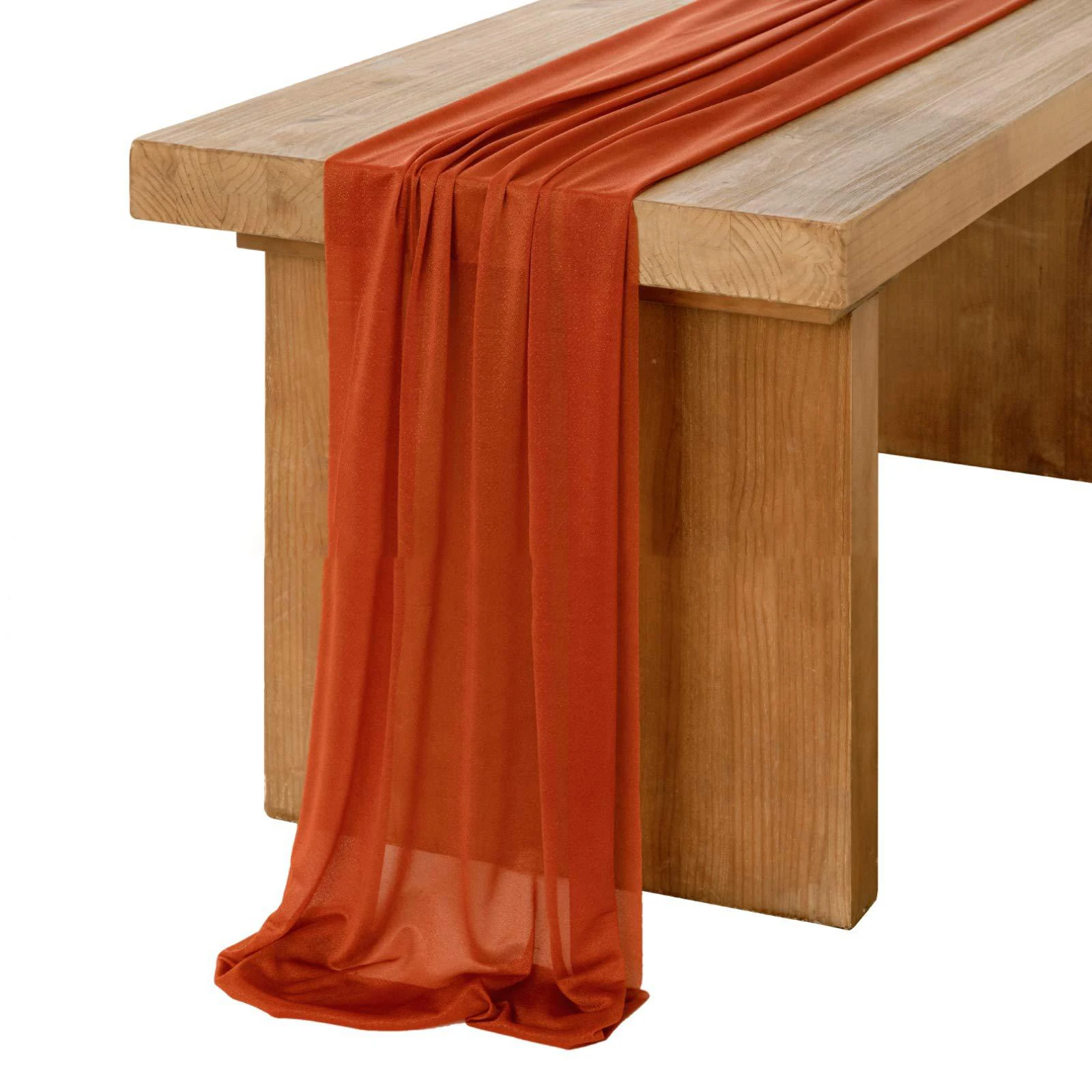 Chiffon White Table Runner Tab - Christmas Table Runner review and price