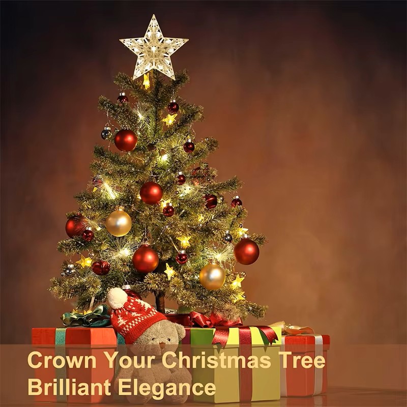 15cm Christmas Glowing Tree To - Star Tree Topper review and price