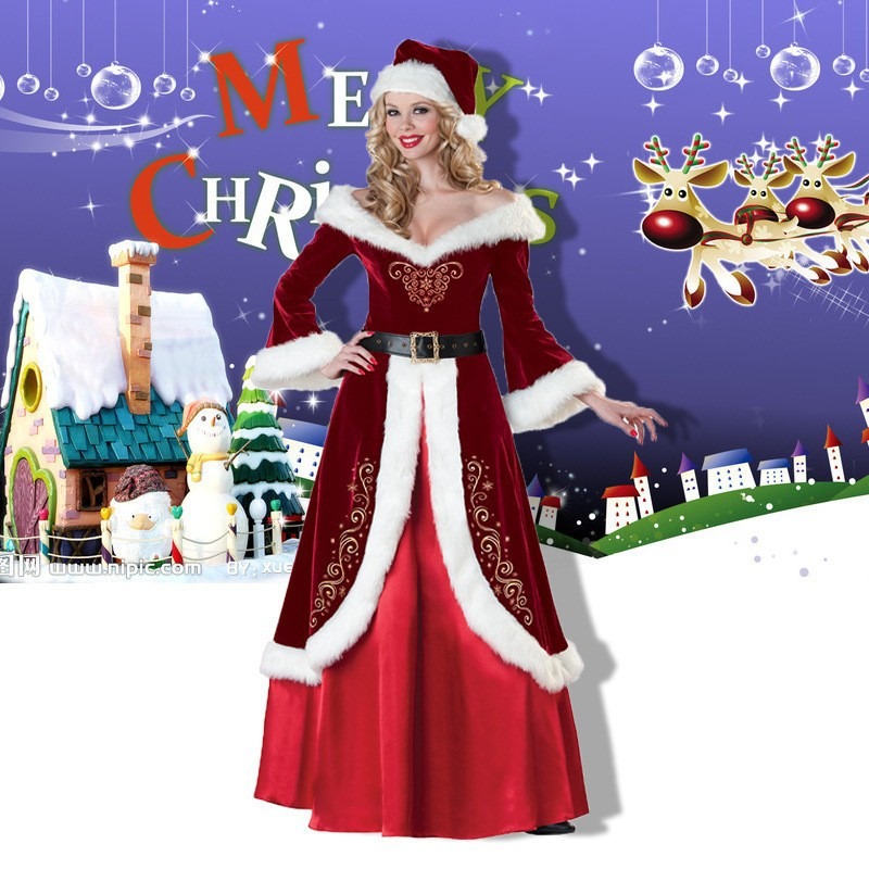 Santa Claus Costume Women Men  - Elf Costume Christmas review and price