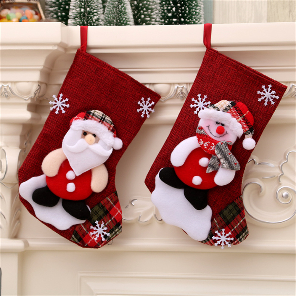 Linen Christmas Stockings Gift - Christmas Stocking Hanging review and price