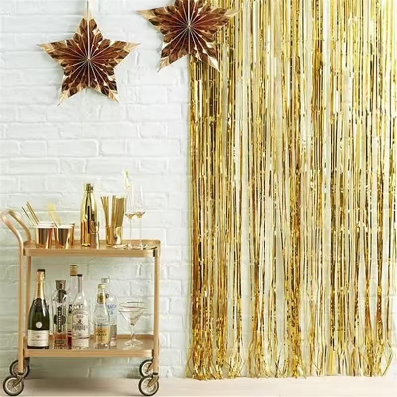 1/2/3Pack Glitter Party Backdr - Tinsel Garland Decoration review and price