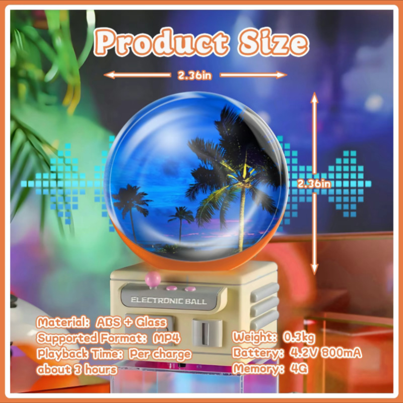 New Crystal Ball Decorative Ba - Snow Globe Musical review and price