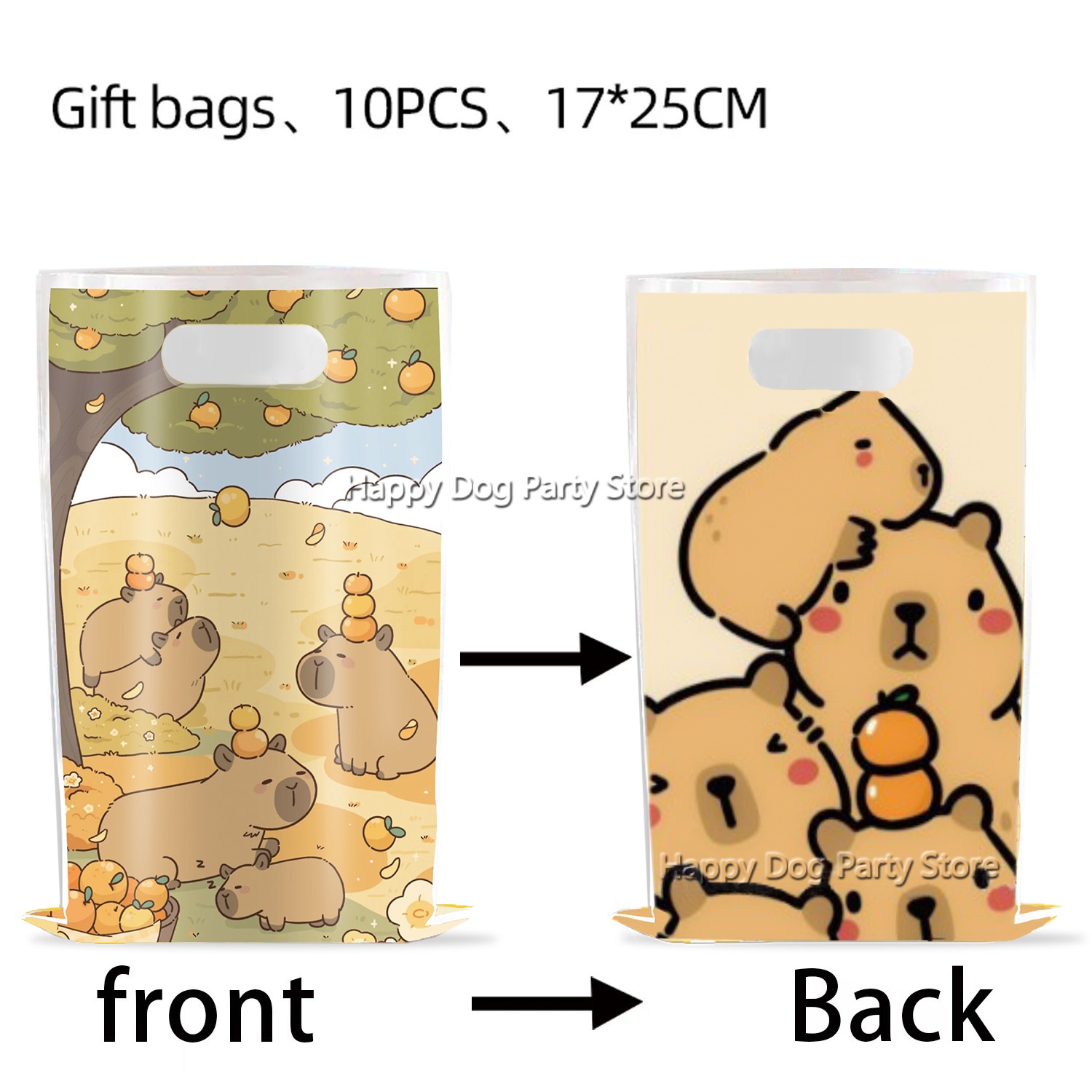 Cartoon Capybara Party Supplie - Gift Box Wrap Set review and price