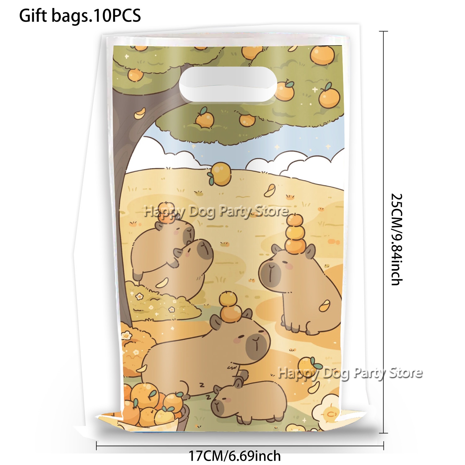Cartoon Capybara Party Supplie - Gift Box Wrap Set review and price