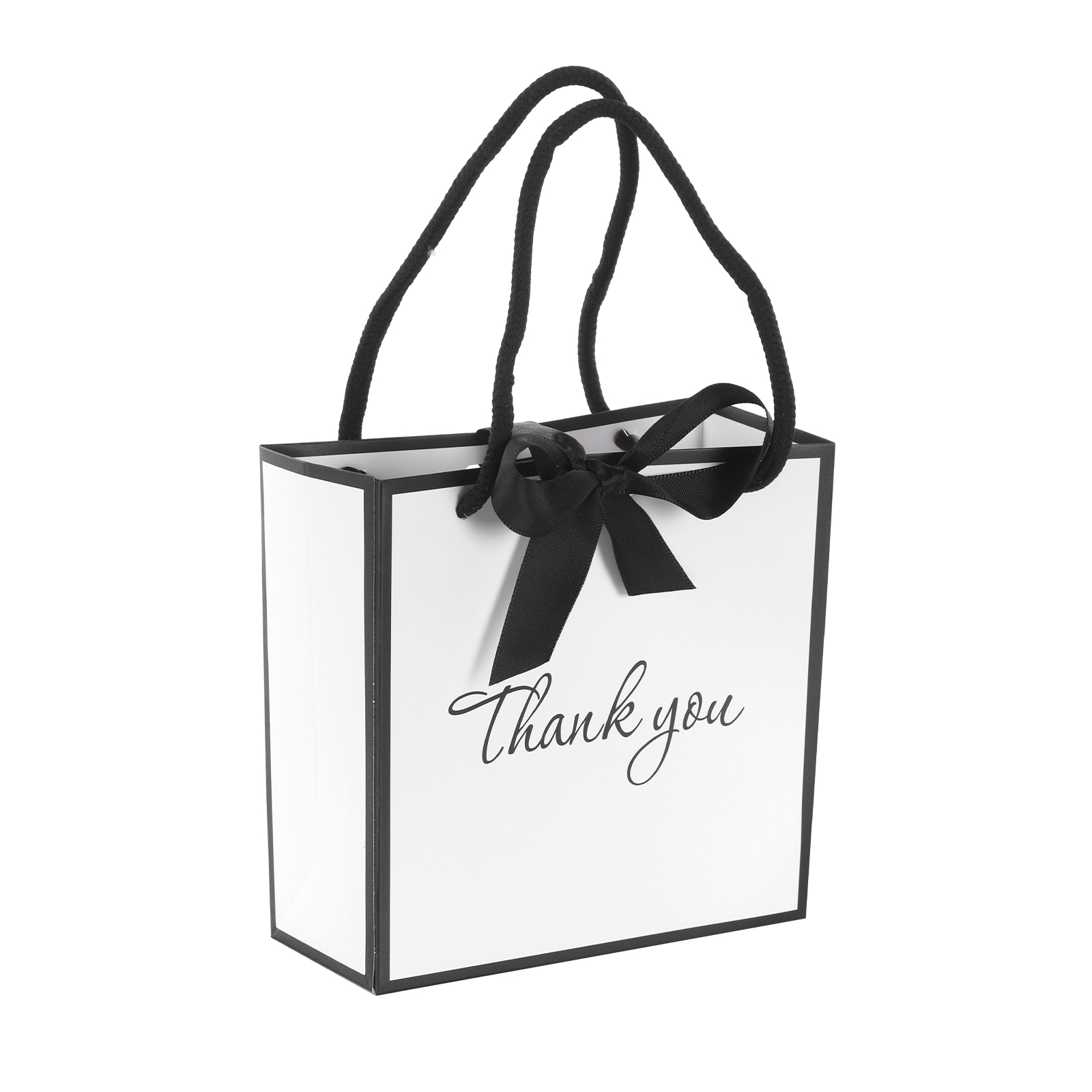 50Pcs Thank You Gift Bag with  - Ribbon Bow Gift review and price