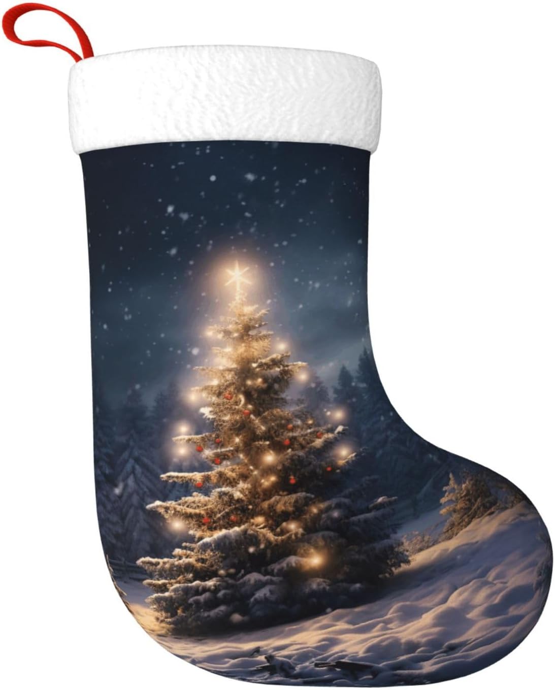 Christmas Tree Snow gift Stock - Christmas Stocking Hanging review and price