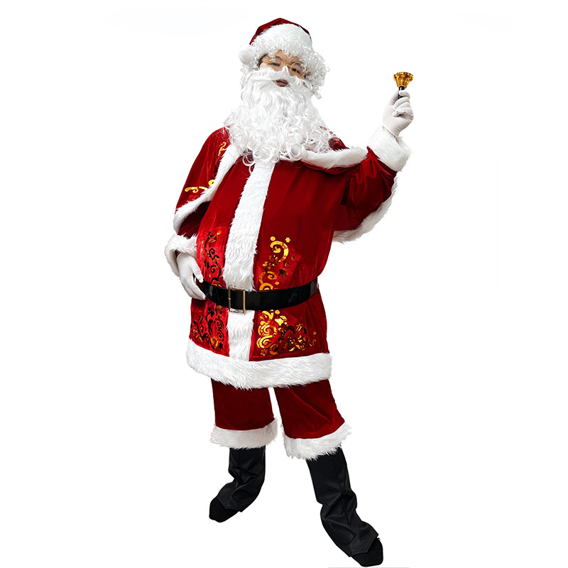 Santa Claus Costume Adult Men  - Elf Costume Christmas review and price