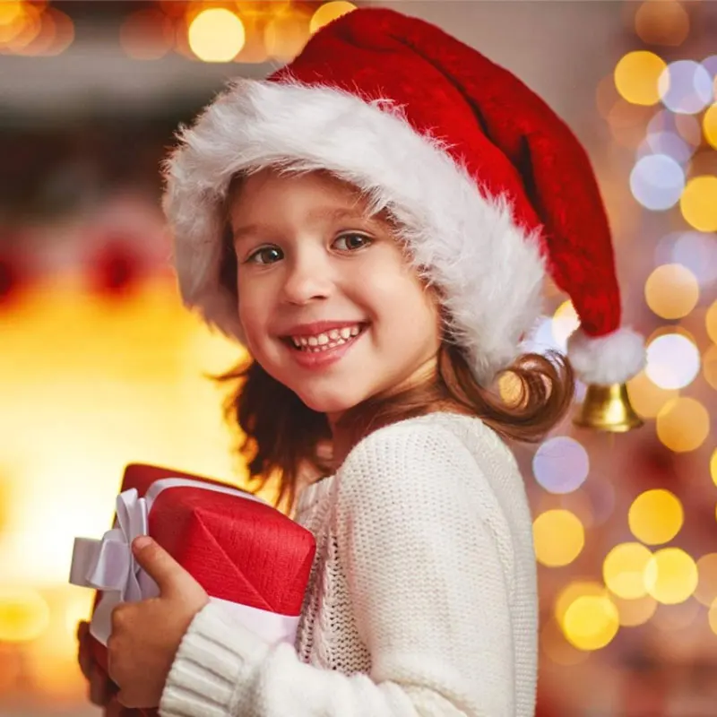 Christmas Santa Hat Xmas Long  - Santa Hat Plush review and price