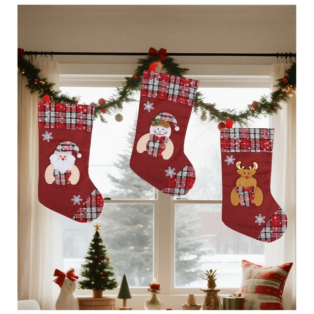 1pcs Christmas Stocking Presen - Christmas Stocking Hanging review and price