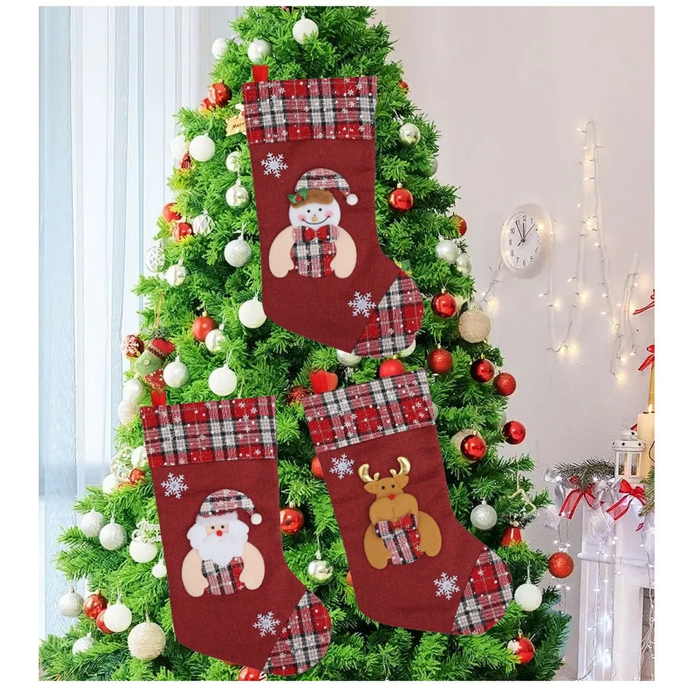 1pcs Christmas Stocking Presen - Christmas Stocking Hanging review and price