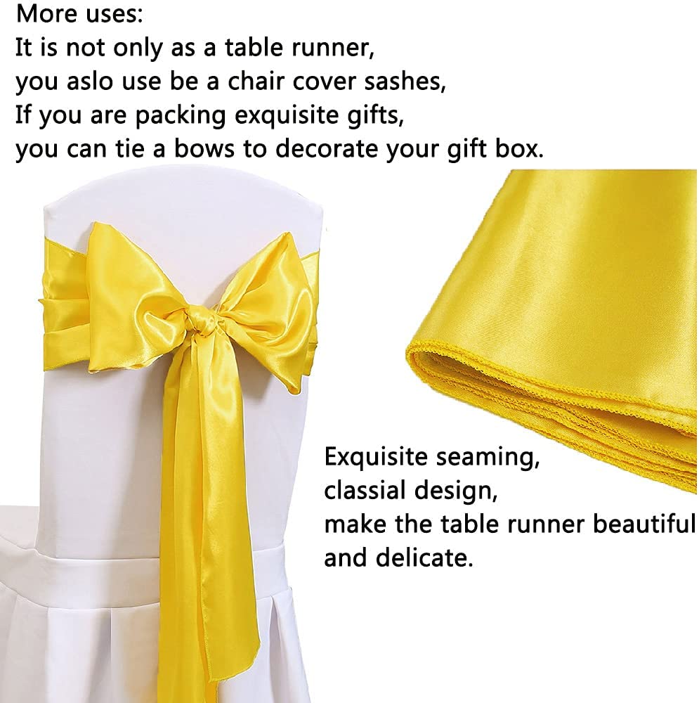 12x108 Inch Satin Wedding Tabl - Christmas Table Runner review and price