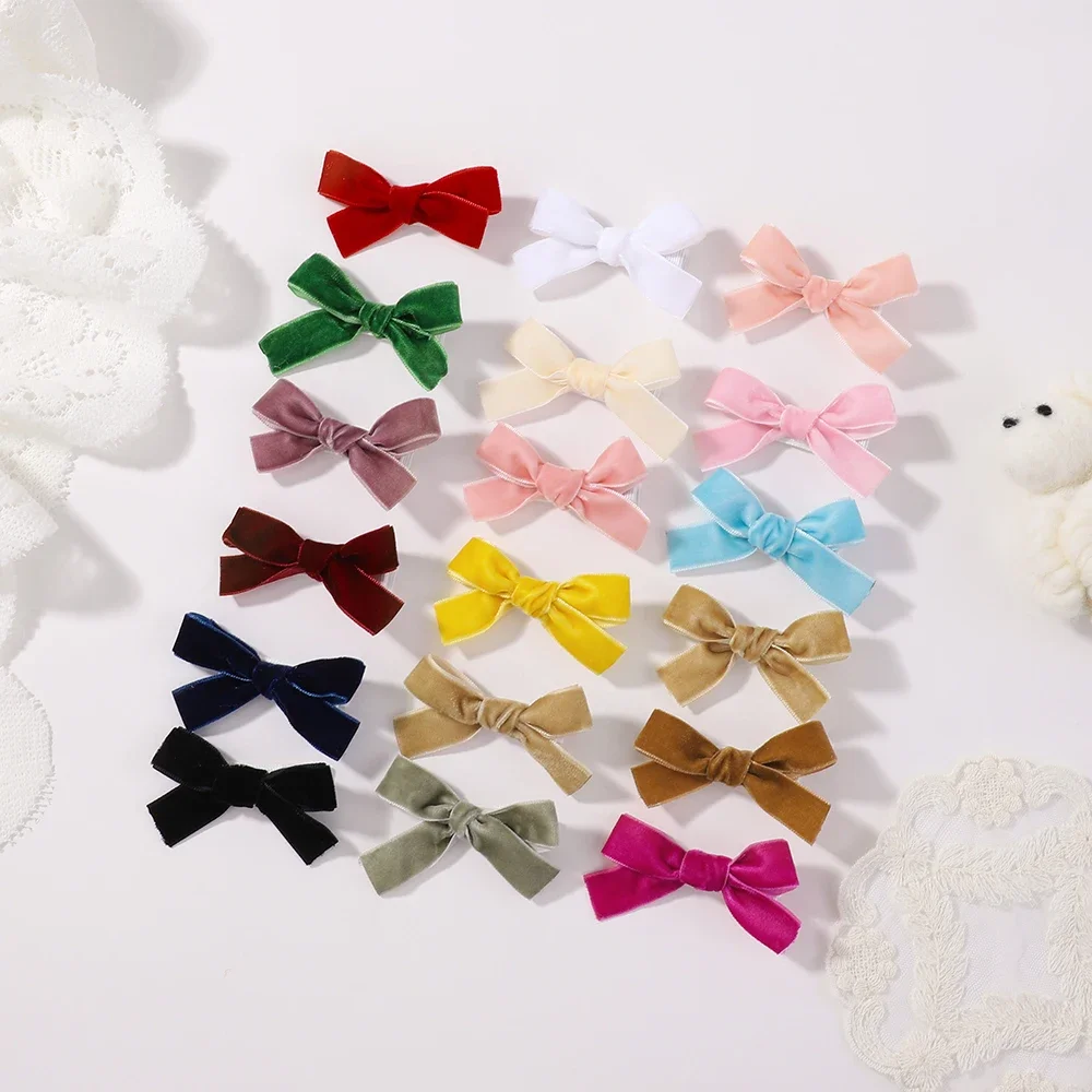 6Pcs/lot Solid Ribbon Bows Hai - Ribbon Bow Gift review and price