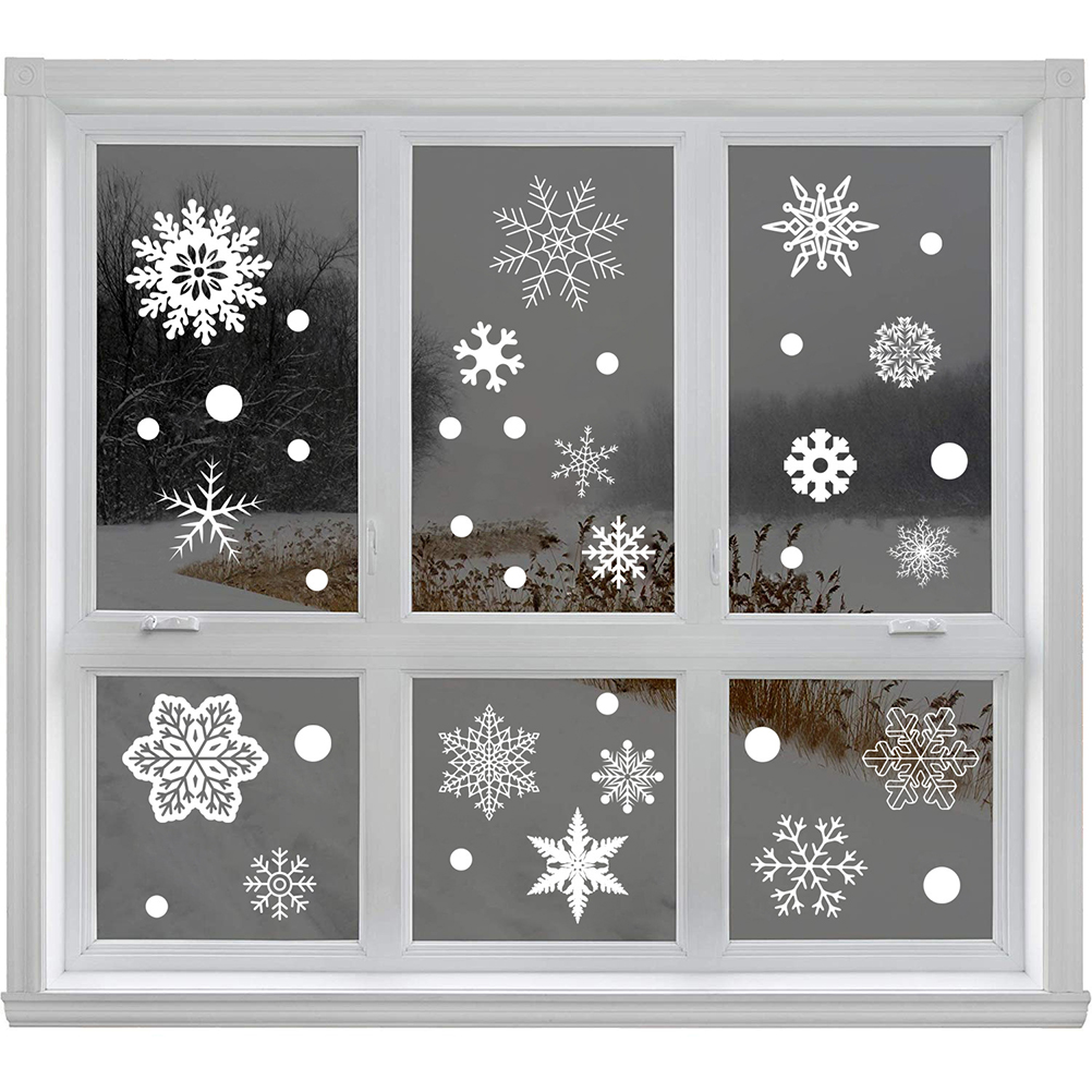 37PCS Gift Xmas Festival Suppl - Snowflake Window Decal review and price