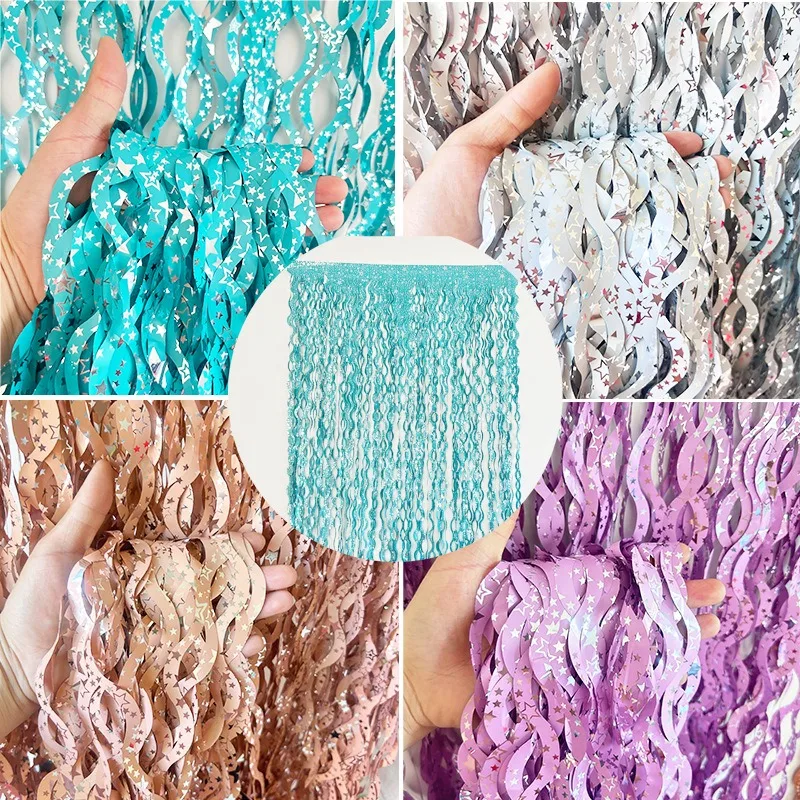 1X2M Star Colorful Rain Tinsel - Tinsel Garland Decoration review and price