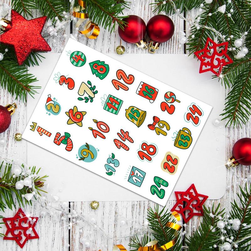 Merry Christmas Stickers Adven - Advent Calendar Gift review and price