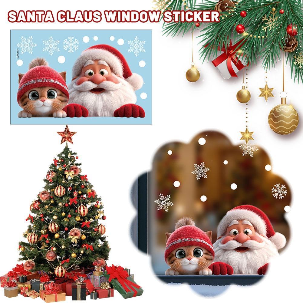 2pcs Christmas Window Clings S - Snowflake Window Decal review and price