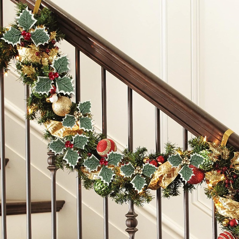 5-50pcs Christmas Holly Berrie - Christmas Wreath Fake review and price